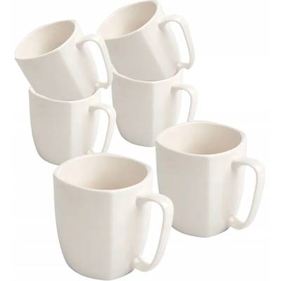 Design Hrneček Altom porcelánový béžový 6 x 400 ml