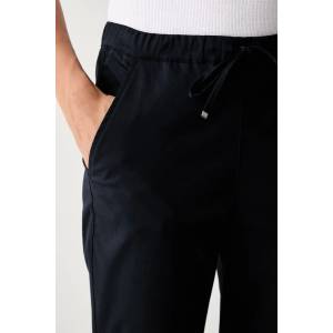 MM by Max Mara панталон дамски от памук с еластан MMLMARA (2626136027600)