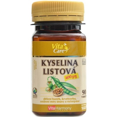 VitaHarmony Kyselina listová 90 tabliet x 400 mcg