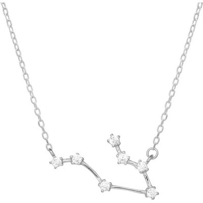 Silenti Jewelry Сребърно колие "Съзвездие Близнаци