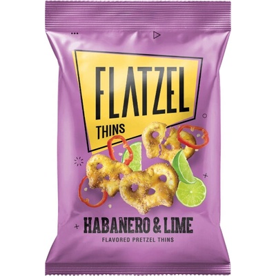 Paloma Plus Flatzel Thins Habanero limeta Preclíkové pečivo 65 g