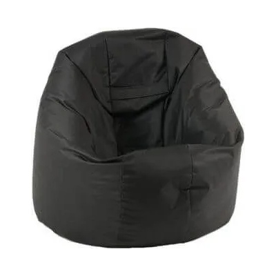 Pufrelax Пуф за деца, 210л. , Relaxo - Panama Black, Водоустойчив, Перящ се калъф, Пълнеж от Полистиролни перли