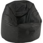 Pufrelax Пуф за деца, 210л. , Relaxo - Panama Black, Водоустойчив, Перящ се калъф, Пълнеж от Полистиролни перли
