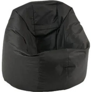 Pufrelax Пуф за деца, 210л. , Relaxo - Panama Black, Водоустойчив, Перящ се калъф, Пълнеж от Полистиролни перли