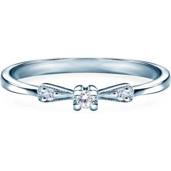 Image 1 of SAVICKI Пръстен с три камъка: бяло злато. диаманти