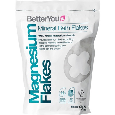 BetterYou Magnéziové vločky do kúpeľa 1 kg