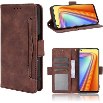 VSETKONAMOBIL 126152 SLOT Peňaženkový obal pre Realme 7 hnedý