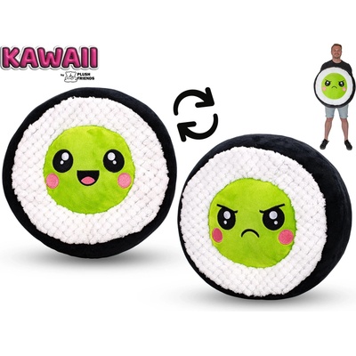 Plyšové sushi avokádo 60 cm Plush Friends Kawaii - 1 kus
