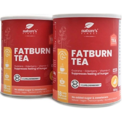 Natures Finest Nutrisslim Fat burn tea 2 x 120 g
