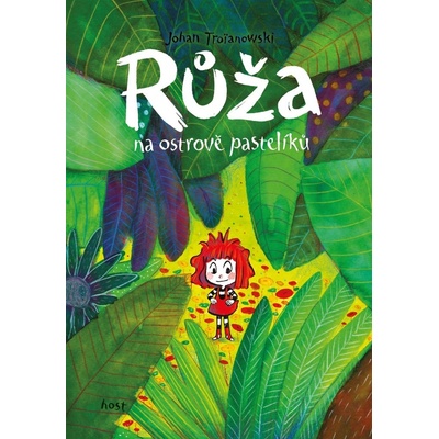 Růža na ostrově pastelíků