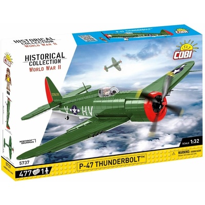 COBI 5737 World War II Americký stíhací letoun P-47 Thunderbolt