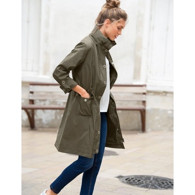 Nepremokavá parka s kapucňou khaki
