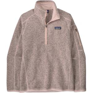 Patagonia Дамски поларен пуловер Patagonia Women's Better Sweater 1/4 Zip Fleece jumper - Pink Frost - размер XXL (105-5077-1716)