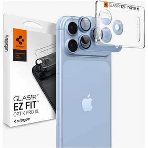Spigen Протектор за Камерата на iPhone 18 Pro Max, Spigen EZ Fit Optik Pro XL Glas. tR, Син (AGL12041)