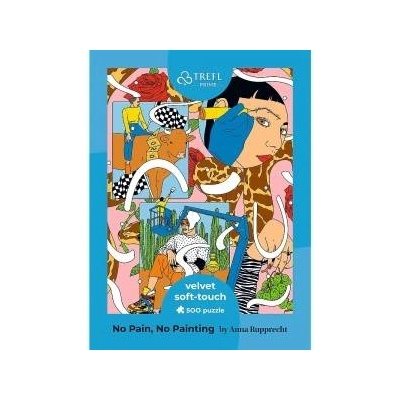 Trefl Puzzle 500 pieces UFT VELVET No Pain, No Painting