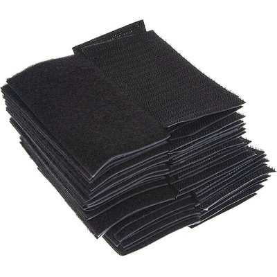 Suchý zip samolepící, SET smyčky+háčky 50x100mm, 25ks, W31155