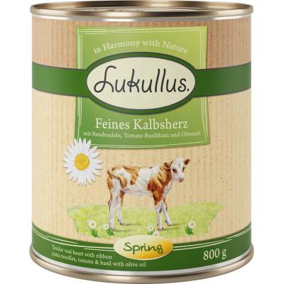 Lukullus jarné menu Jemné teľacie srdce 24 x 400 g