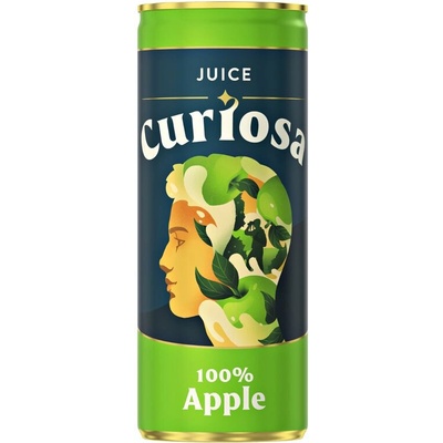 Curiosa 100% Jablko plech 0,33 l