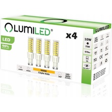 Lumiled 4x LED žárovka G9 CAPSULE 10W = 75W 970lm 3000K Teplá bílá 360°