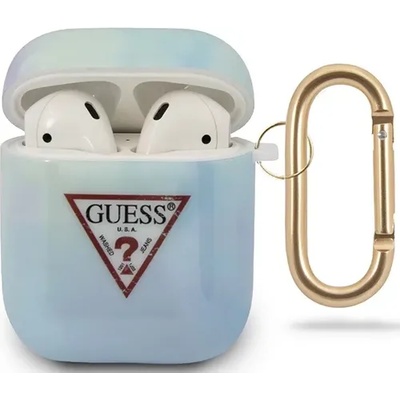 Guess GUACA2TPUMCGC02 калъф за AirPods, син, Tie & Dye Collection (GUACA2TPUMCGC02)