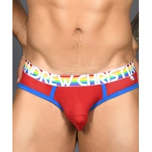 Andrew Christian Pride Mesh Brief Red slipy