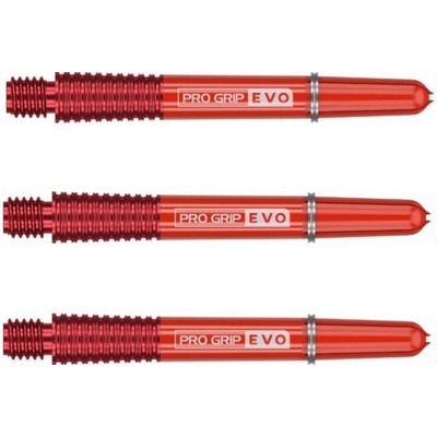 Target Pro Grip Evo AL, červené, krátke, 34mm