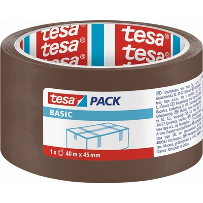 TESA Baliaca páska, 45 mm x 40 m, hnedá