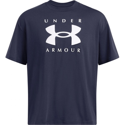 Under Armour Тениска Under Armour Men's Heavyweight Branded Short-Sleeve T-Shirt - Blue