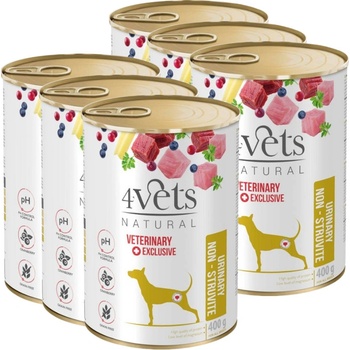 4Vets Dog Urinary Non-struvite 6 x 400 g