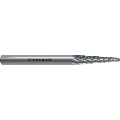 Karnasch 113087010 | L (KEL) -Kužeľová zaoblená fréza HP-1 3,0x14x3-38/8°mm, nepovlakované