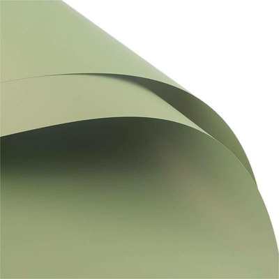 Floristická fólie jednobarevná CF2133B 57cm x 57cm 20 arch/bal - 12 olivově zelená