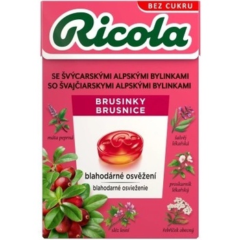 RICOLA Brusinky Cranberry 40 g