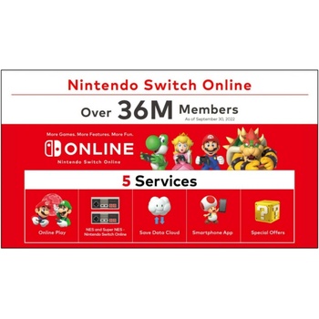 Nintendo Switch Online Individual členství 365 dní