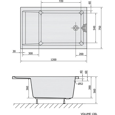 POLYSAN JAZZ 120 x 75 cm 72913 – Zboží Mobilmania
