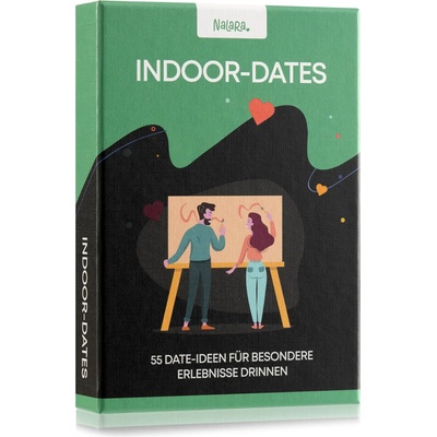 Spielehelden Indoor Dates karetní hra pro páry 55 nápadů milostné rande svatební dar (NALARA-04) (NALARA-04)