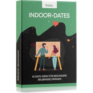 Spielehelden Indoor Dates karetní hra pro páry 55 nápadů milostné rande svatební dar (NALARA-04) (NALARA-04)