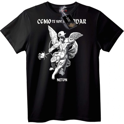 NOONEBRAND Тениска Купидон Татуировка - M, White