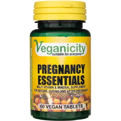 Veganicity Pregnancy Essentials Vitamíny a minerály pre tehotenstvo 60 tabliet