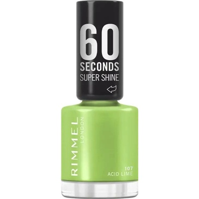 Rimmel 60 Seconds Super Shine lak na nehty odstín 107 Acid Lime 8 ml
