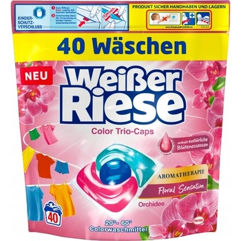 Weisser Riese Color Trio Caps Aromaterapie Orchidejový a makadamový olej kapsle 40 PD