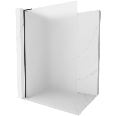 Mexen Kioto L душ екран Walk-in 100 x 200 см, матирано, черен - 800-100-103-70-30 (800-100-103-70-30)