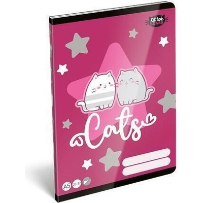 LIZZYSULI Sešit Kit tok Stars Purrfect 20 32 A5 čistý