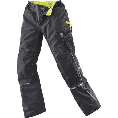 Terrax Workwear pánske pracovné nohavice TX20312 Black Lime 102