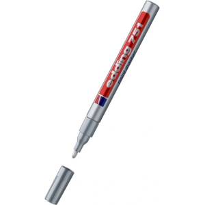 edding Маркер перманентен Paint Edding 751 объл 1-2мм сребро