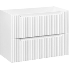 Comad Nova White skrinka 80x39x57 cm závesná kúpeľňová skrinka pod umývadlo biela NOVA WHITE 82-80-2S