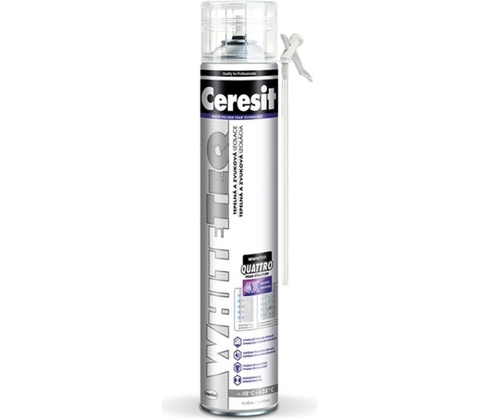 Ceresit Montážní pěna WHITETEQ trubičková 750 ml