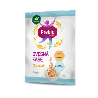 PREBIO OVESNÁ KAŠE MLÉČNÁ NATURAL 65 g TOPNATUR - AKCE EXPIRACE