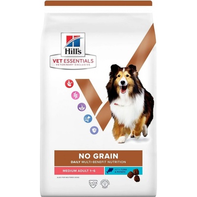Hill's Vet Essentials Adult No Grain Medium Breed Tuna & Potatoes 10 kg