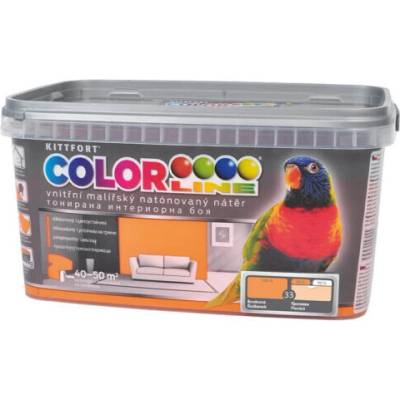 Kittfort Colorline® тонирана интериорна боя за стени и тавани ПРАСКОВА (87654-К)