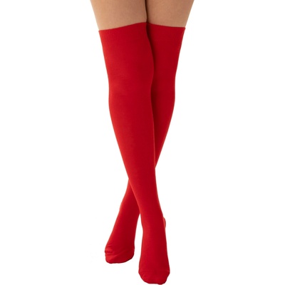 Pamela mann чорапи над коляното PAMELA MANN - Over - червено - PM1080